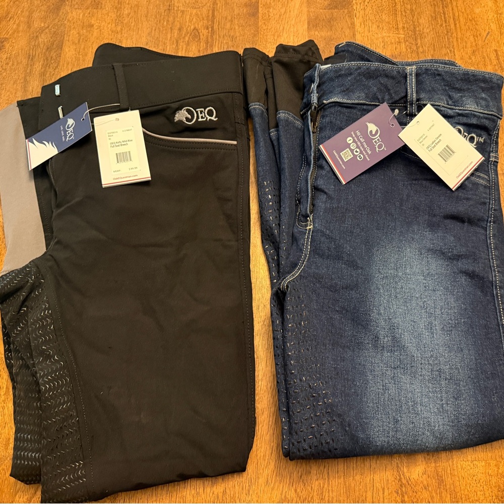 Women’s EQ Mid Rise Riding Breeches size 30 / 10 NWT